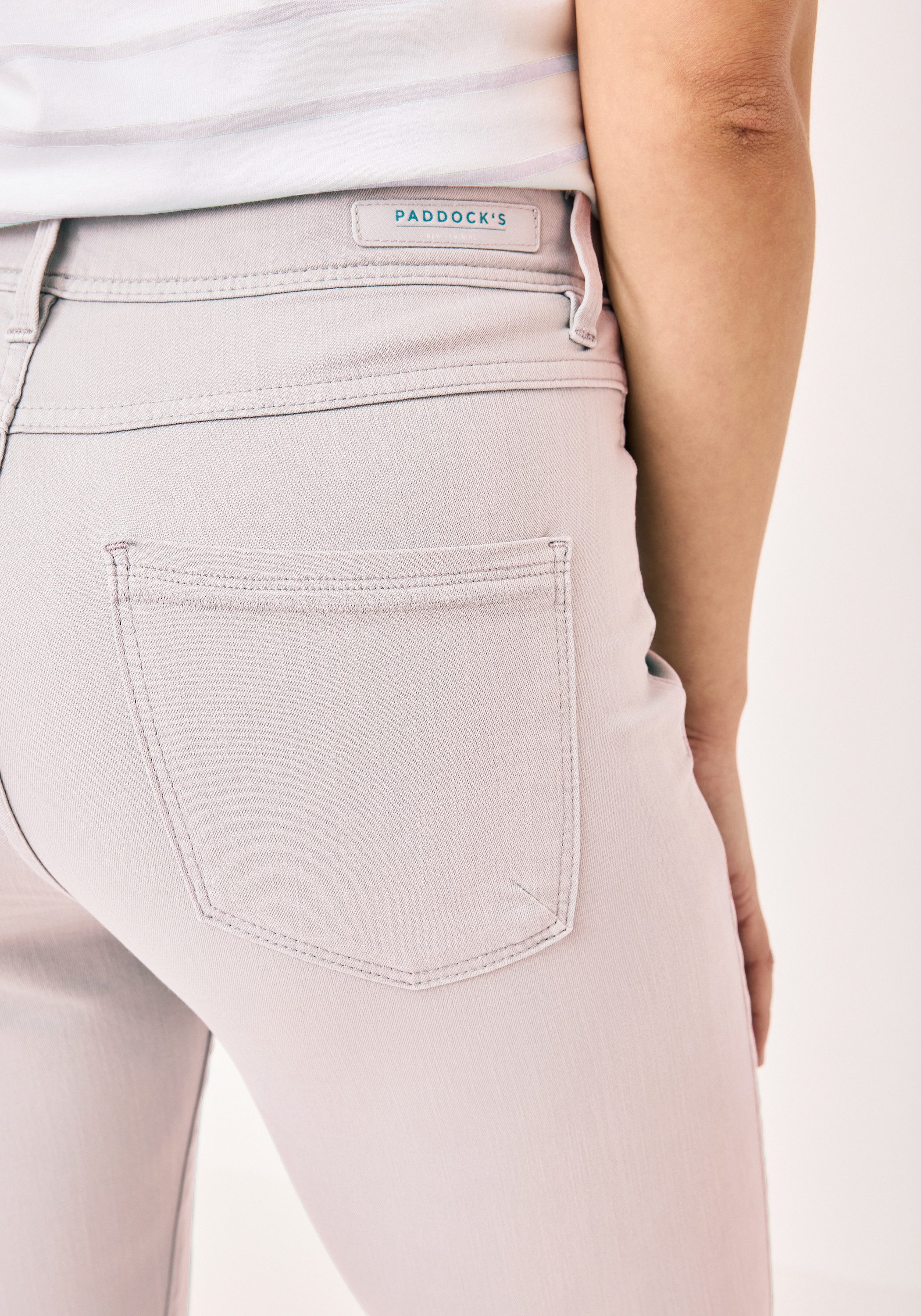 Paddock's 3/4-Jeans PIA Slim-Fit Caprihose mit Stretch