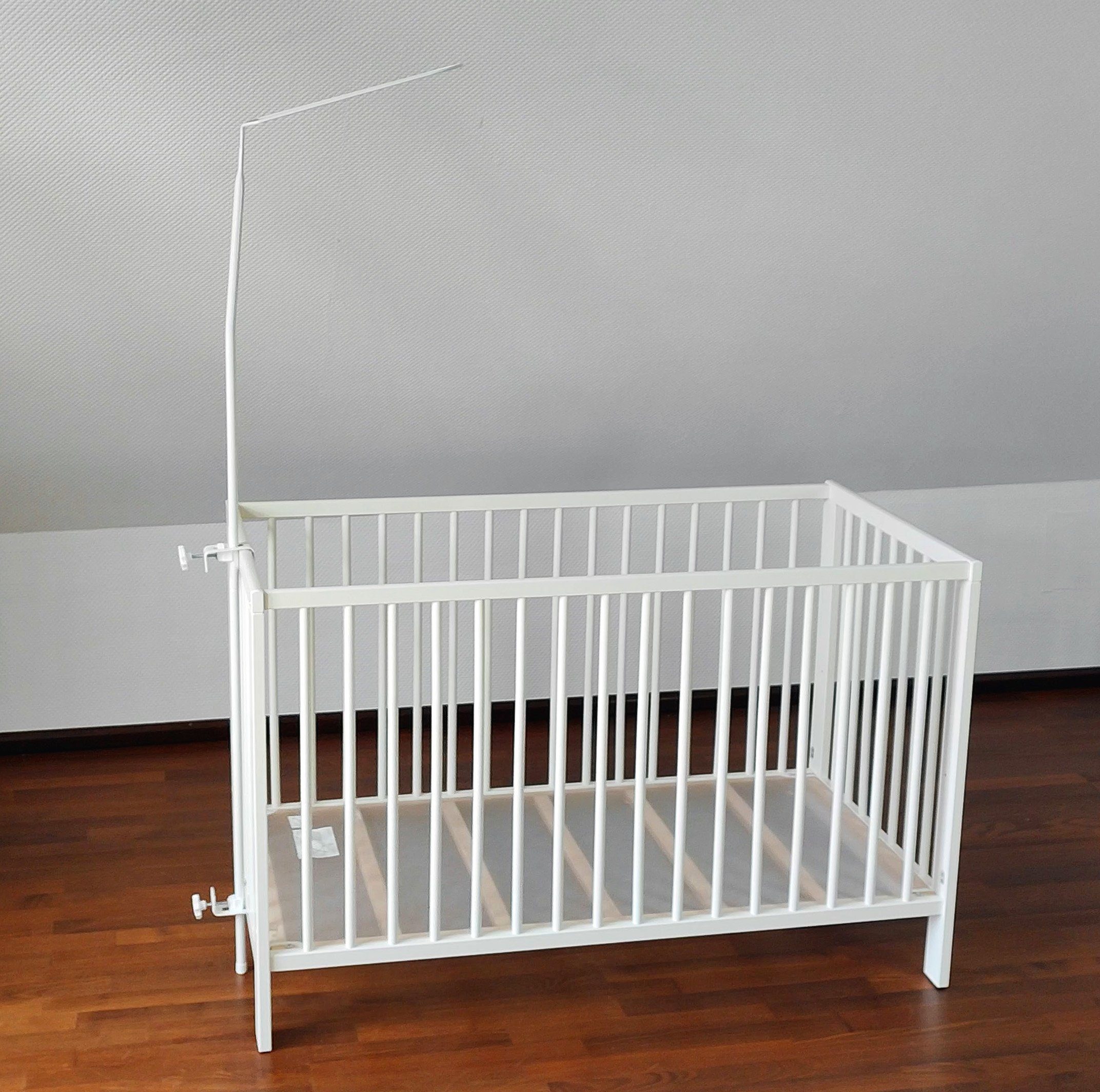 Babykajo Betthimmel (5-tlg), Himmelstange für Babybett – Stange für Betthimmel Babybett i