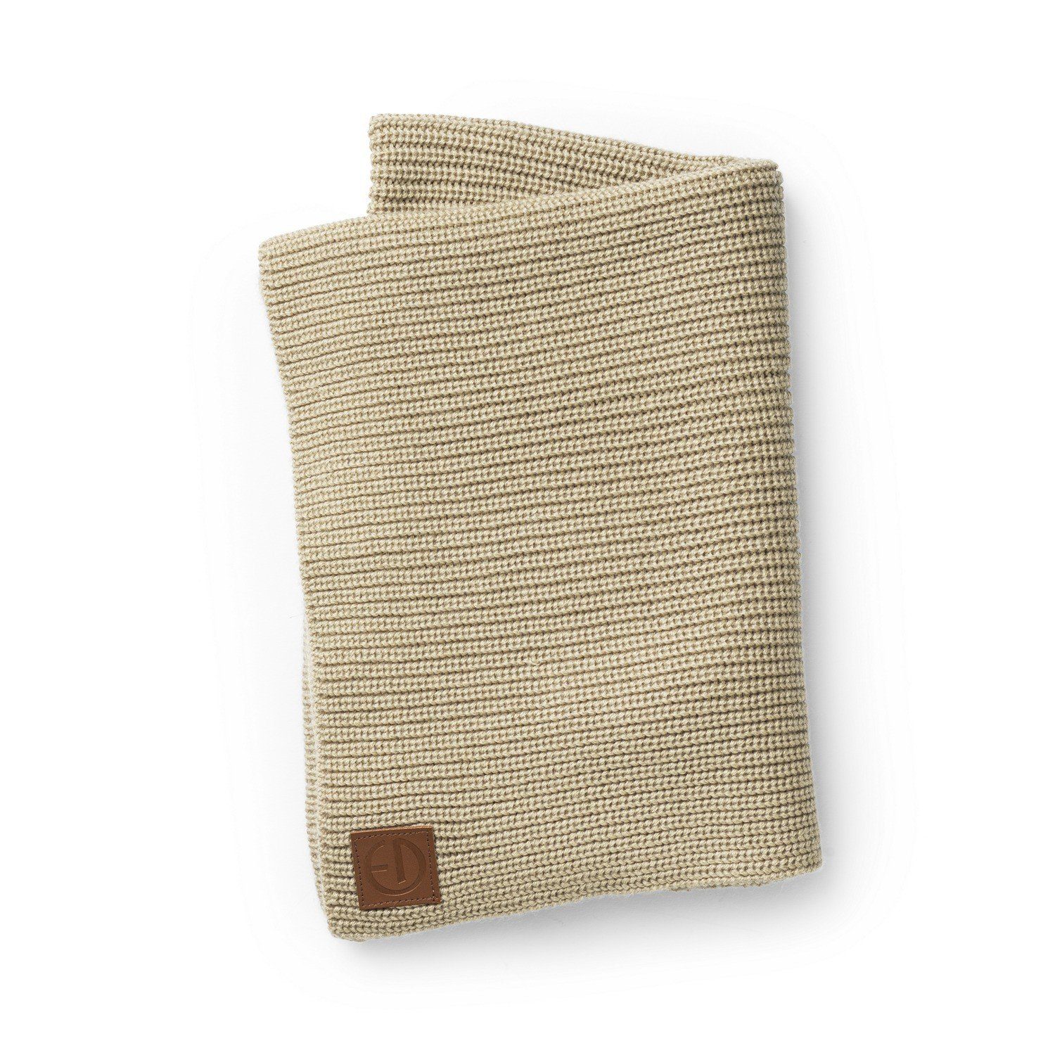 Babydecke Gestrickte Wolldecke - Pure Khaki, günstig online kaufen