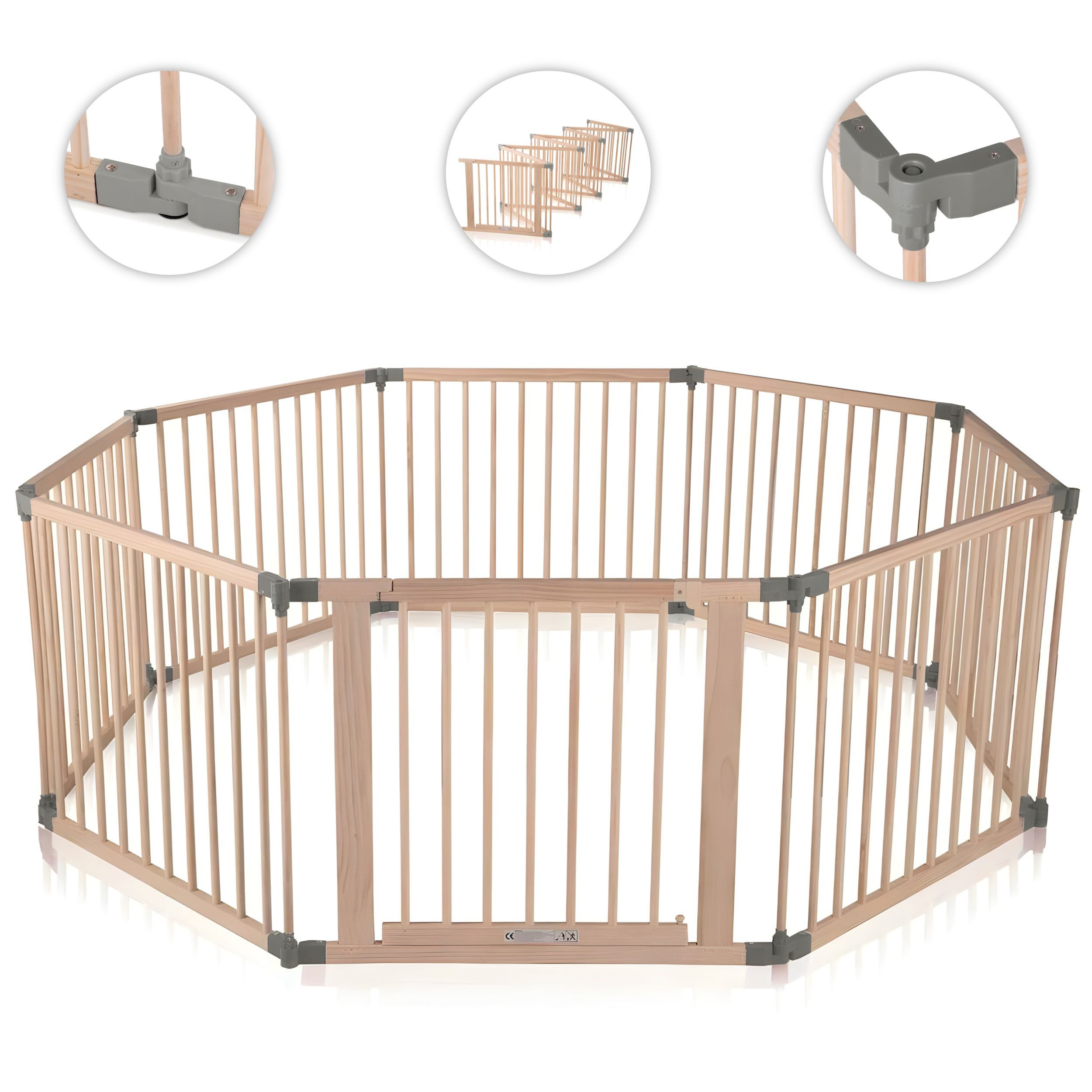 Baby Vivo Laufgitter aus Holz - günstig online kaufen