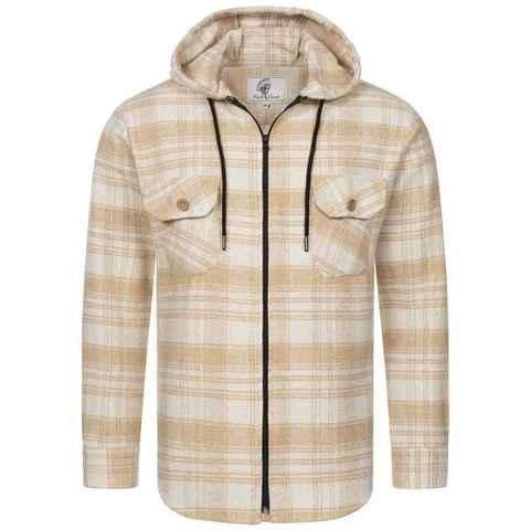 Rock Creek Flanellhemd Herren Hemd Flanellhemd mit Kapuze H-335