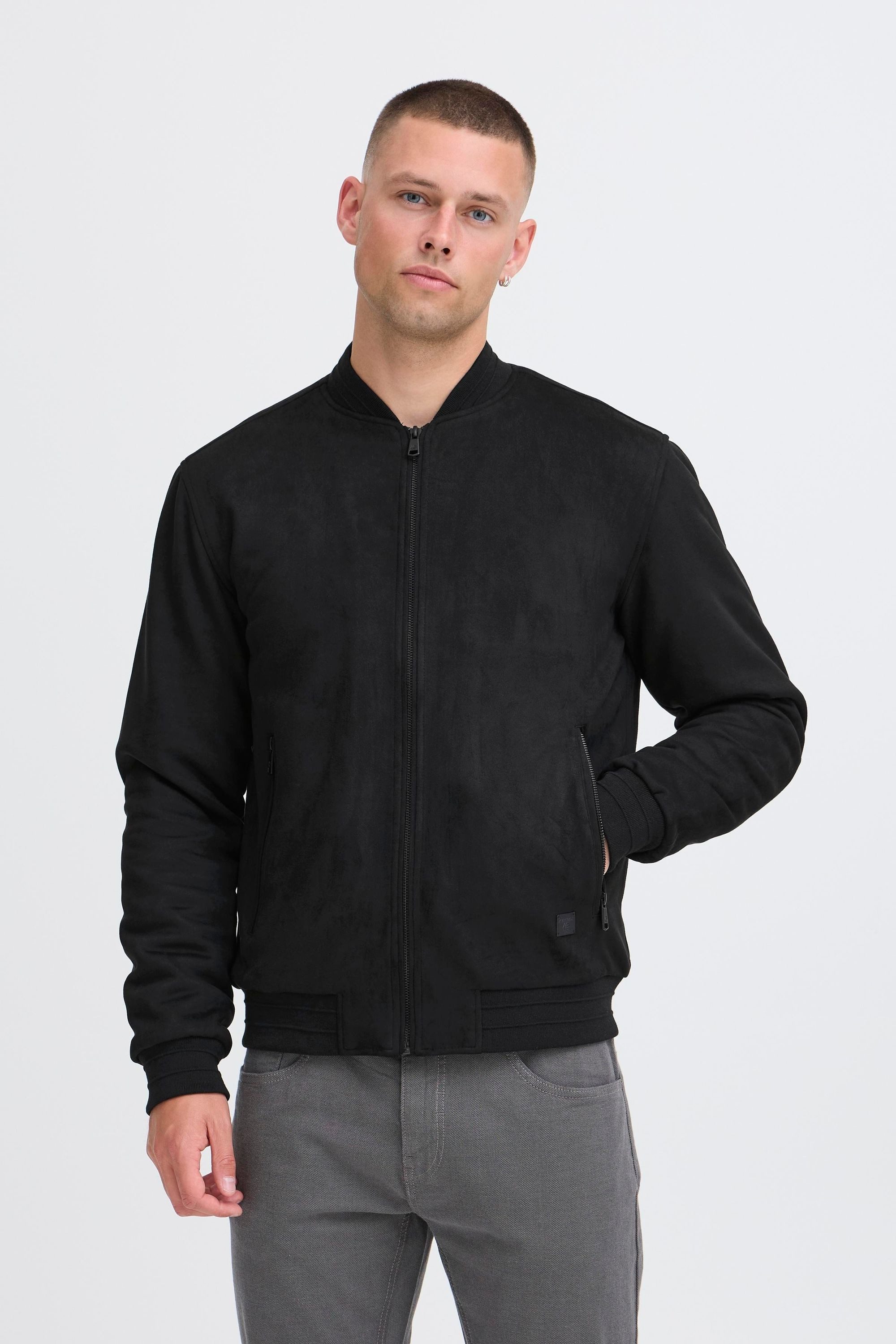 Indicode Lederjacke IDRielo Modische Kunstlederjacke mit elastischen Bündch günstig online kaufen