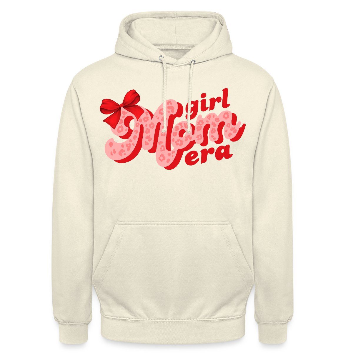 Spreadshirt Hoodie Girl Mom Era Trendiges Mama Motiv Mit Schleife Unisex Hoodie (1-tlg)