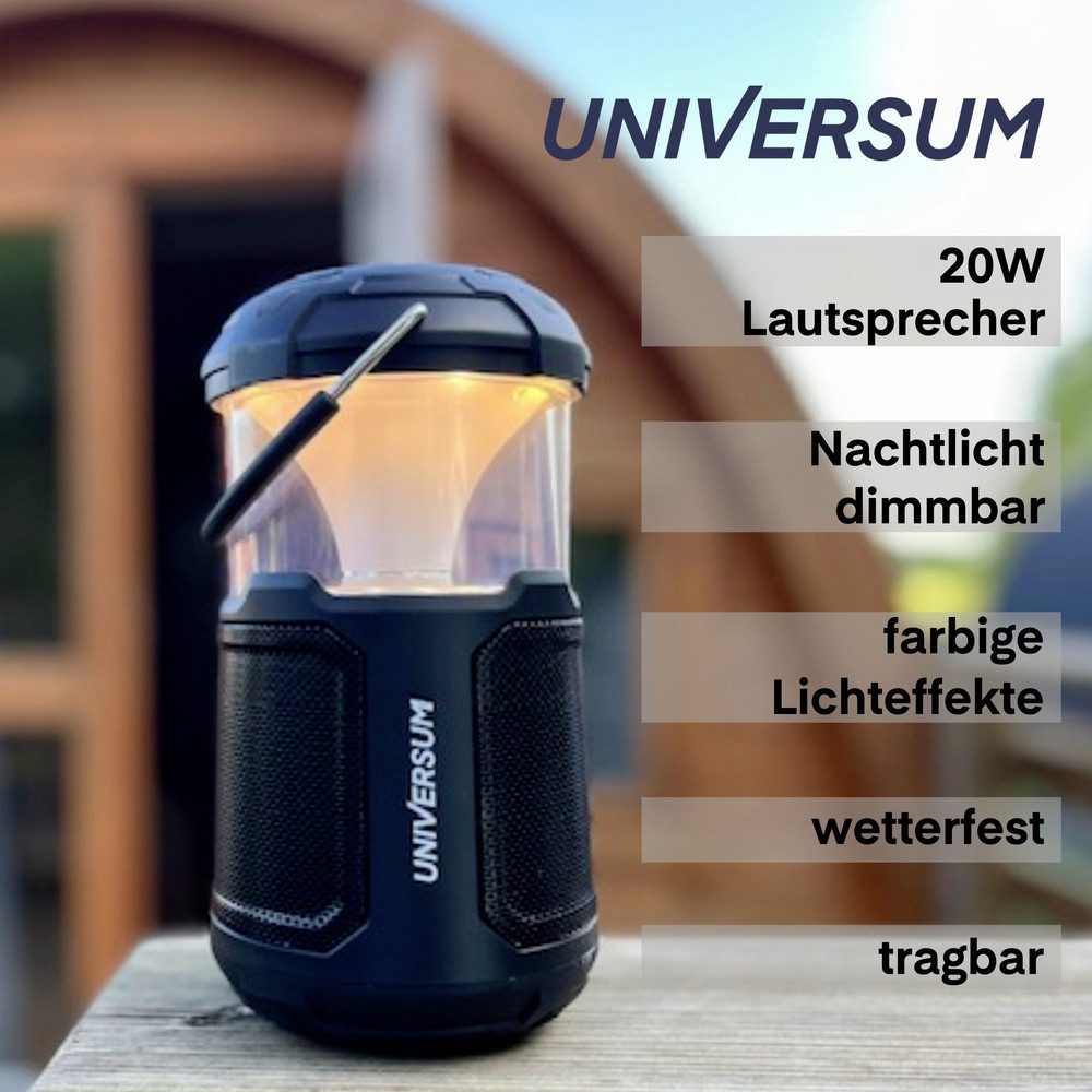 Universum UNIVERSUM BT 300 Bluetooth® Lautsprecher AUX, Outdoor, USB Schwarz Smart Speaker