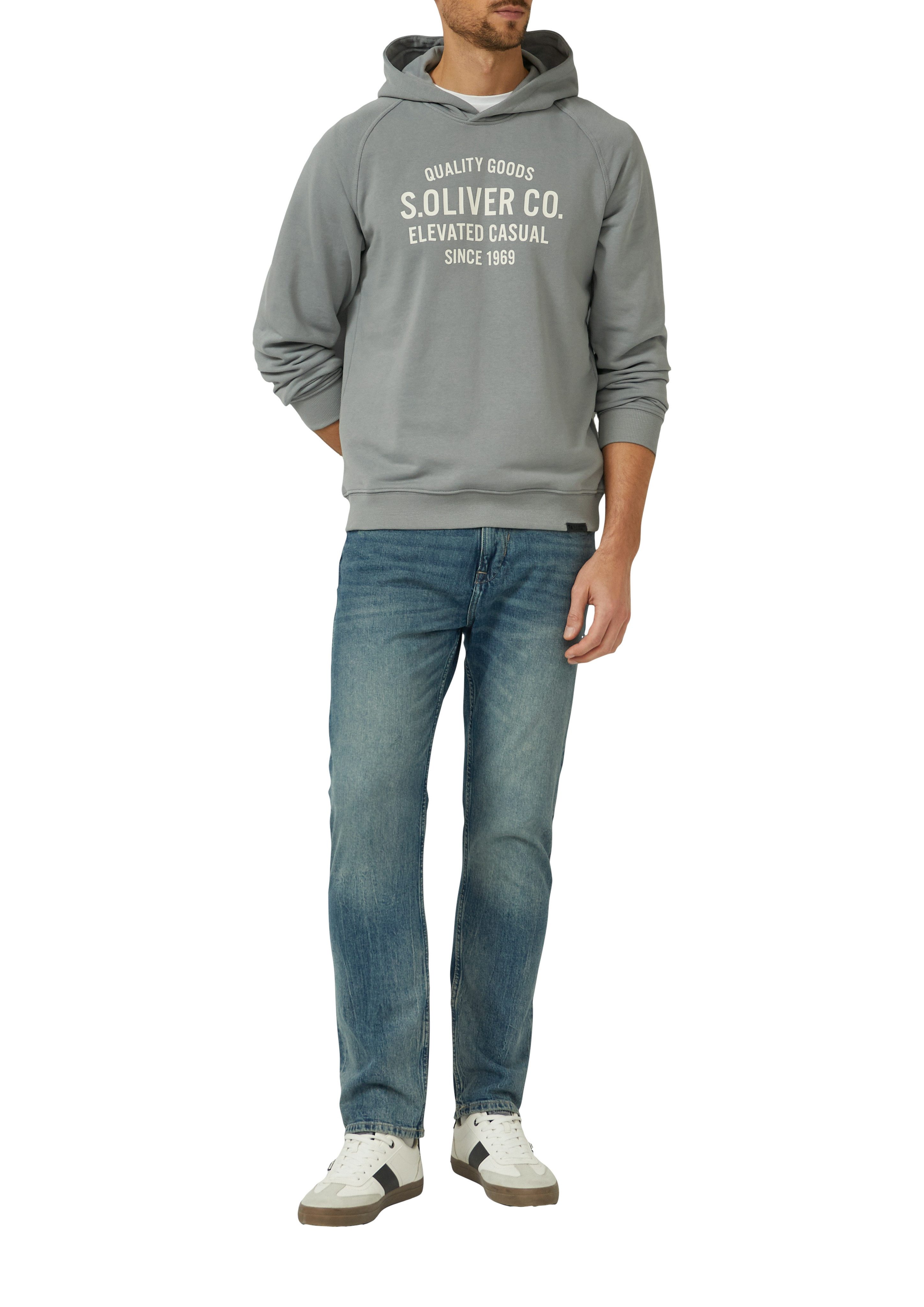 s.Oliver Hoodie mit Logo Print
