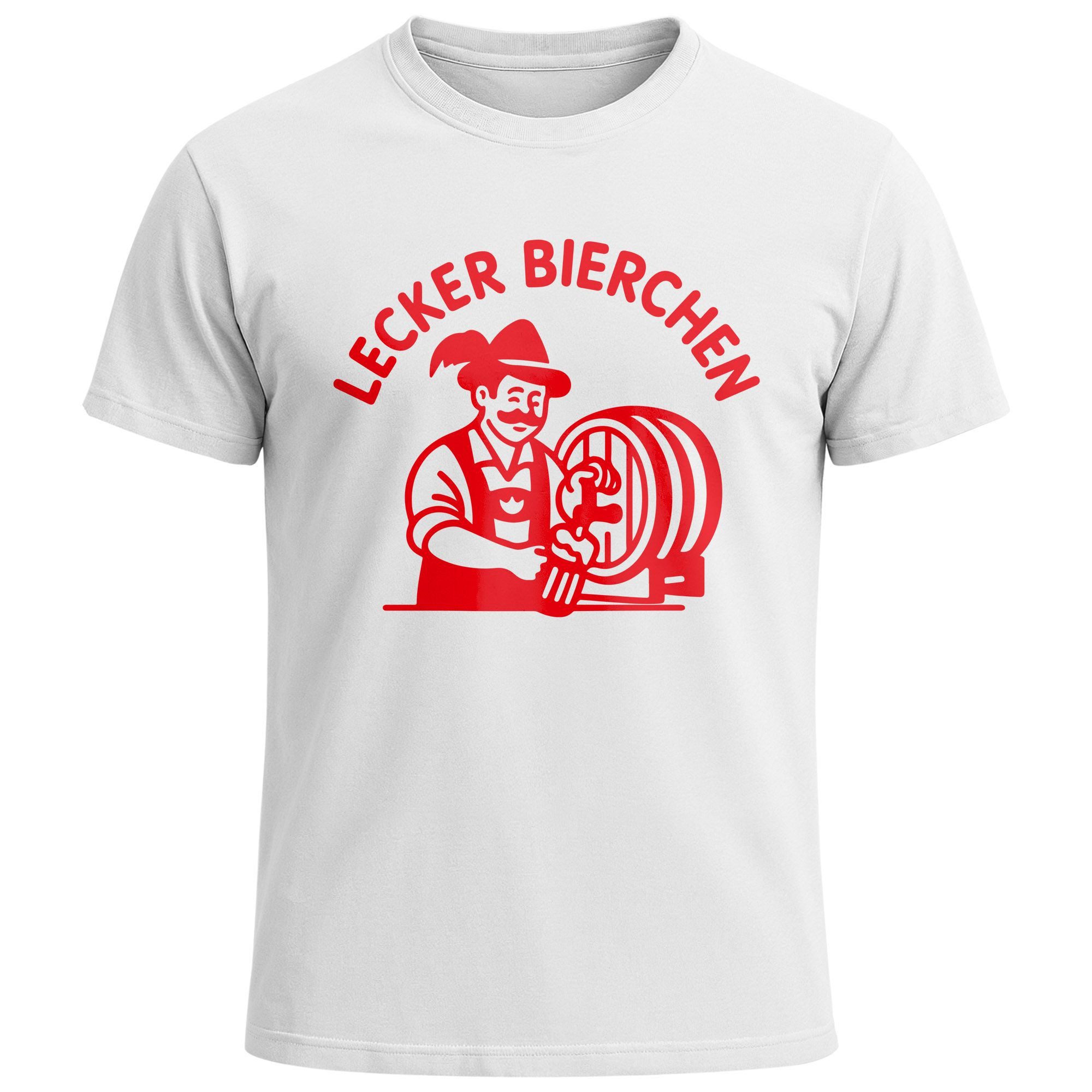 Neverless Print-Shirt Herren T-Shirt Lecker Bierchen günstig online kaufen
