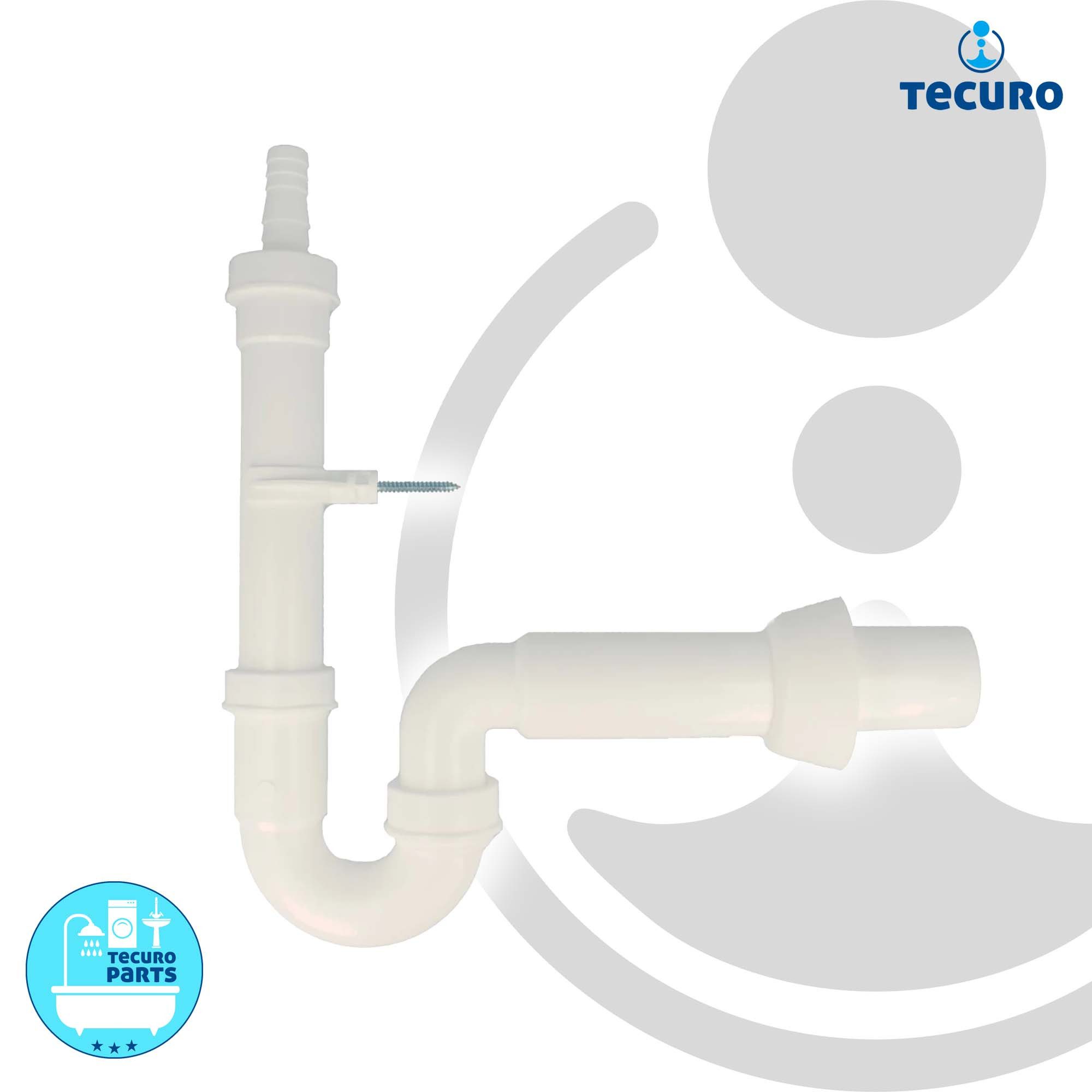 tecuro Siphon Ablaufgarnitur für Geräte / günstig online kaufen