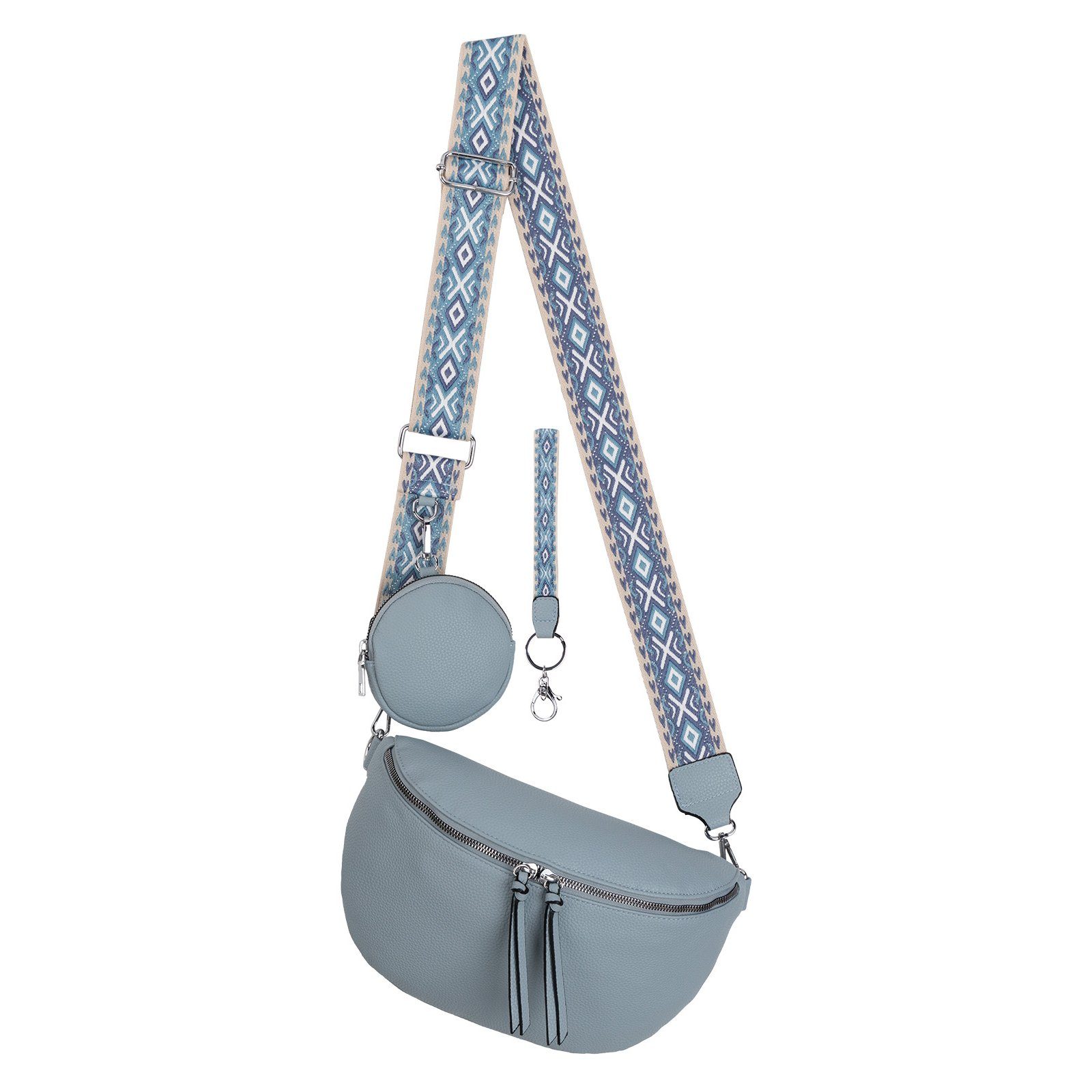 EAAKIE Gürteltasche Bauchtasche Umhängetasche Crossbody-Bag Kunstleder günstig online kaufen