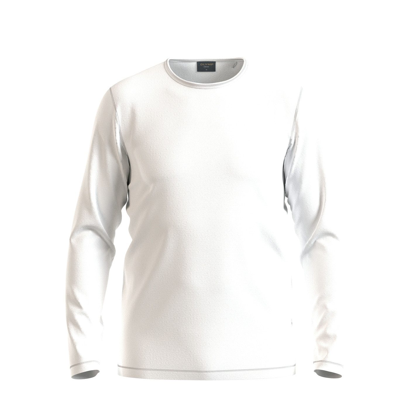 OLYMP Longsleeve Single Jersey, unifarben, regular fit, Rundhals, casual günstig online kaufen