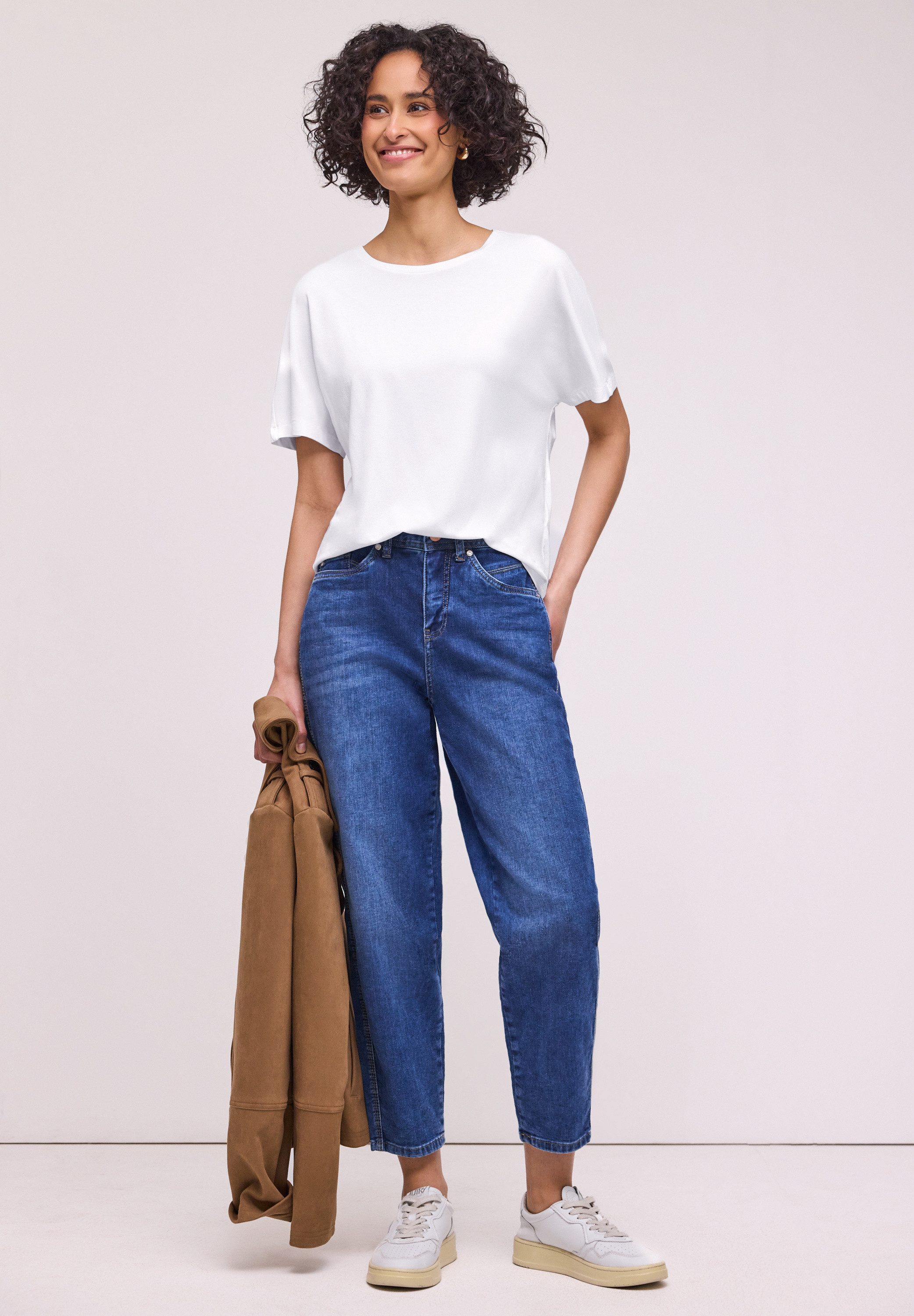 STREET ONE T-Shirt mit Rundhalsausschnitt – Bild 3 von 5