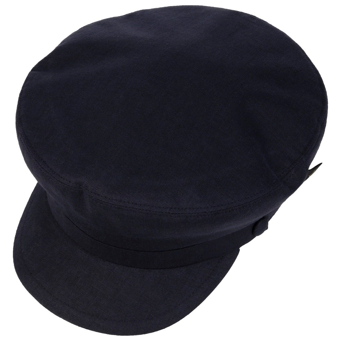 Borsalino Ballonmütze (1-St) Elbseglermütze mit Schirm, Made in Italy
