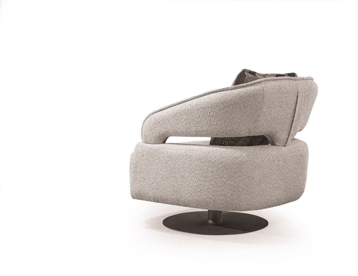 Xlmoebel Loungesessel Moderner Loungesessel mit bequemen Armlehnen in Beige (1-St., Loungesessel), Made in Europa