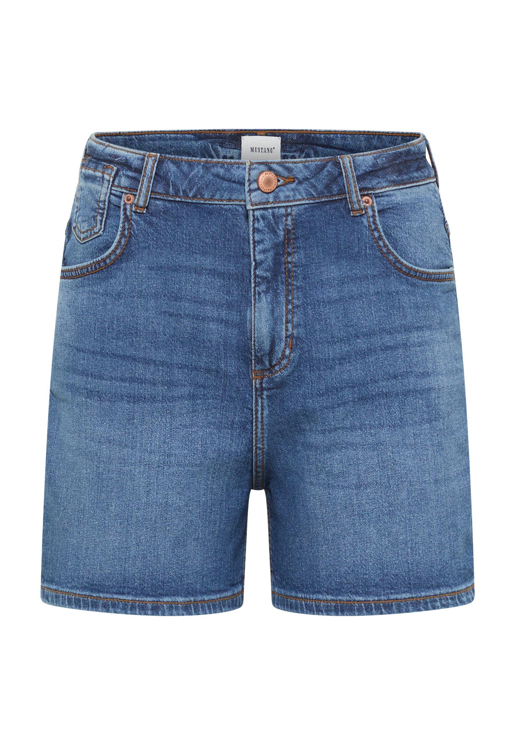 MUSTANG Mom-Jeans Damen Style Charlotte Shorts
