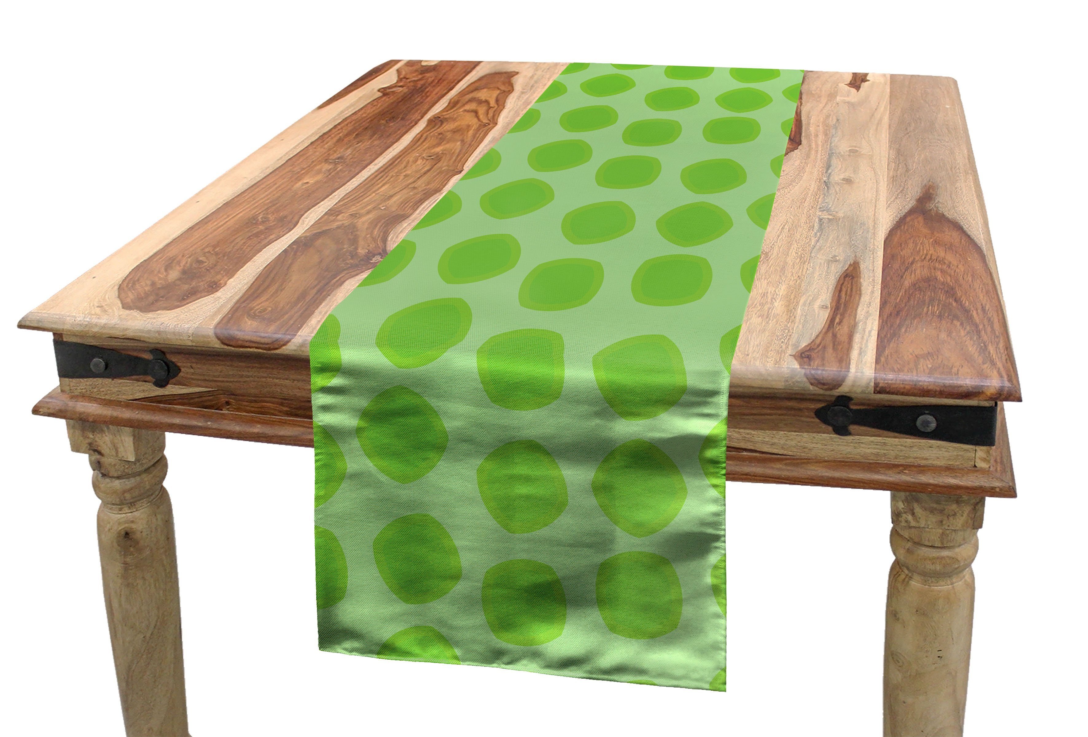 Dekorativer Tischläufer Tischläufer, Esszimmer Green Lime Küche Abakuhaus geometrische einfache Rechteckiger
