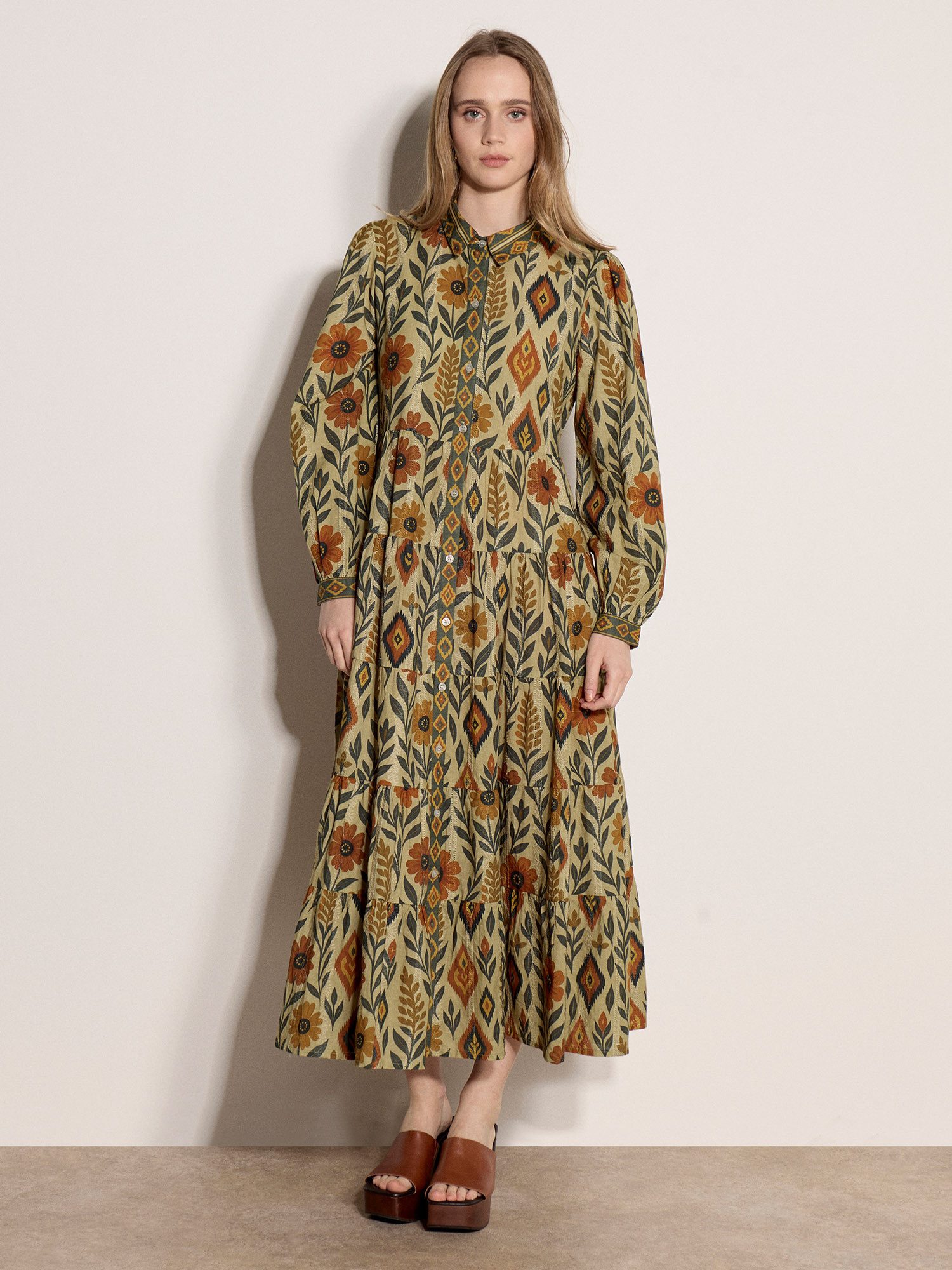 Midikleid Florales Midikleid