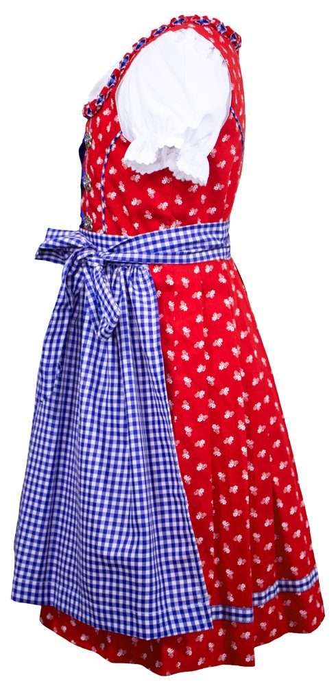 Maddox Dirndl Kinderdirndl 'Zillertal' 3-tlg., Blümchenmuster B – Bild 3 von 5