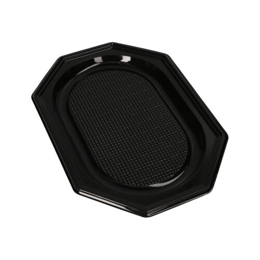 Starpak Servierplatte 10 Servierplatten, PET 35 cm x 25 cm schwarz