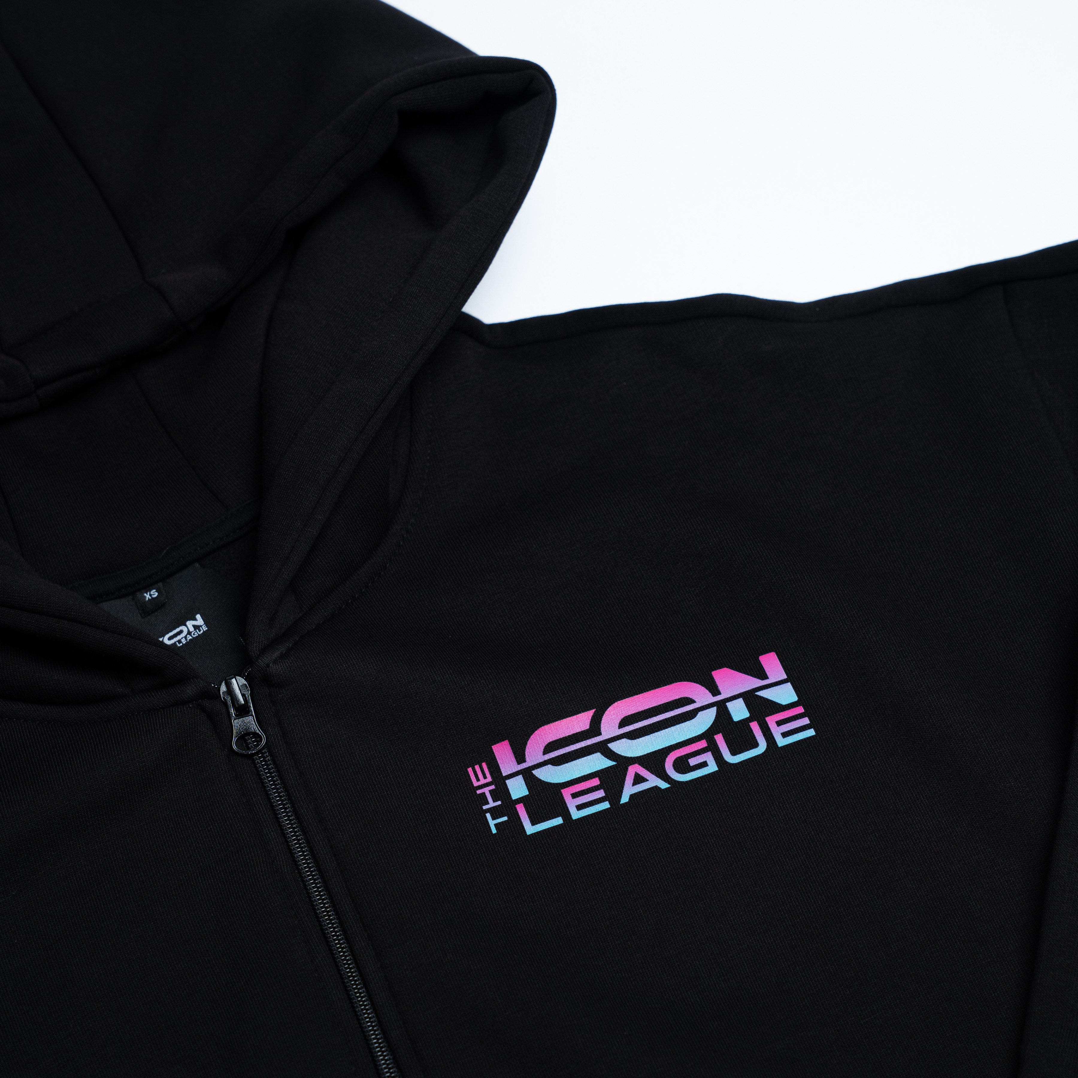 THE ICON LEAGUE Funktions-Kapuzensweatjacke Zip Jacke aus Baumwoll Sweat für Herren und Damen (1er Set) Angenehmer Tragekomfort mit Reißverschluss und Seitentaschen