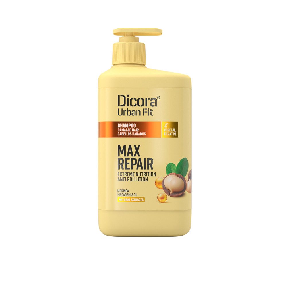 Haarshampoo DICORA Shampoo für strapaziertes Haar mit Macadamiaöl 800ml