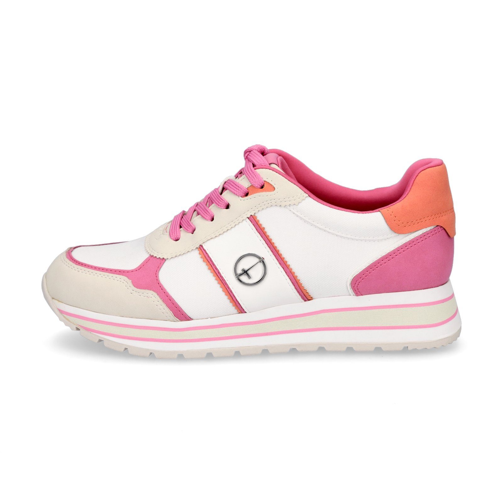 Tamaris Tamaris Damen Sneaker fuchsia kombi Sneaker