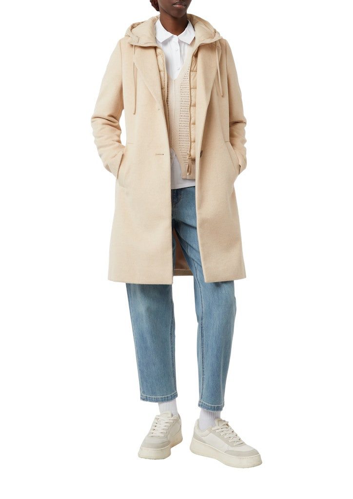 comma casual identity Kurzmantel mit herausnehmbarem Steppeinsatz günstig online kaufen