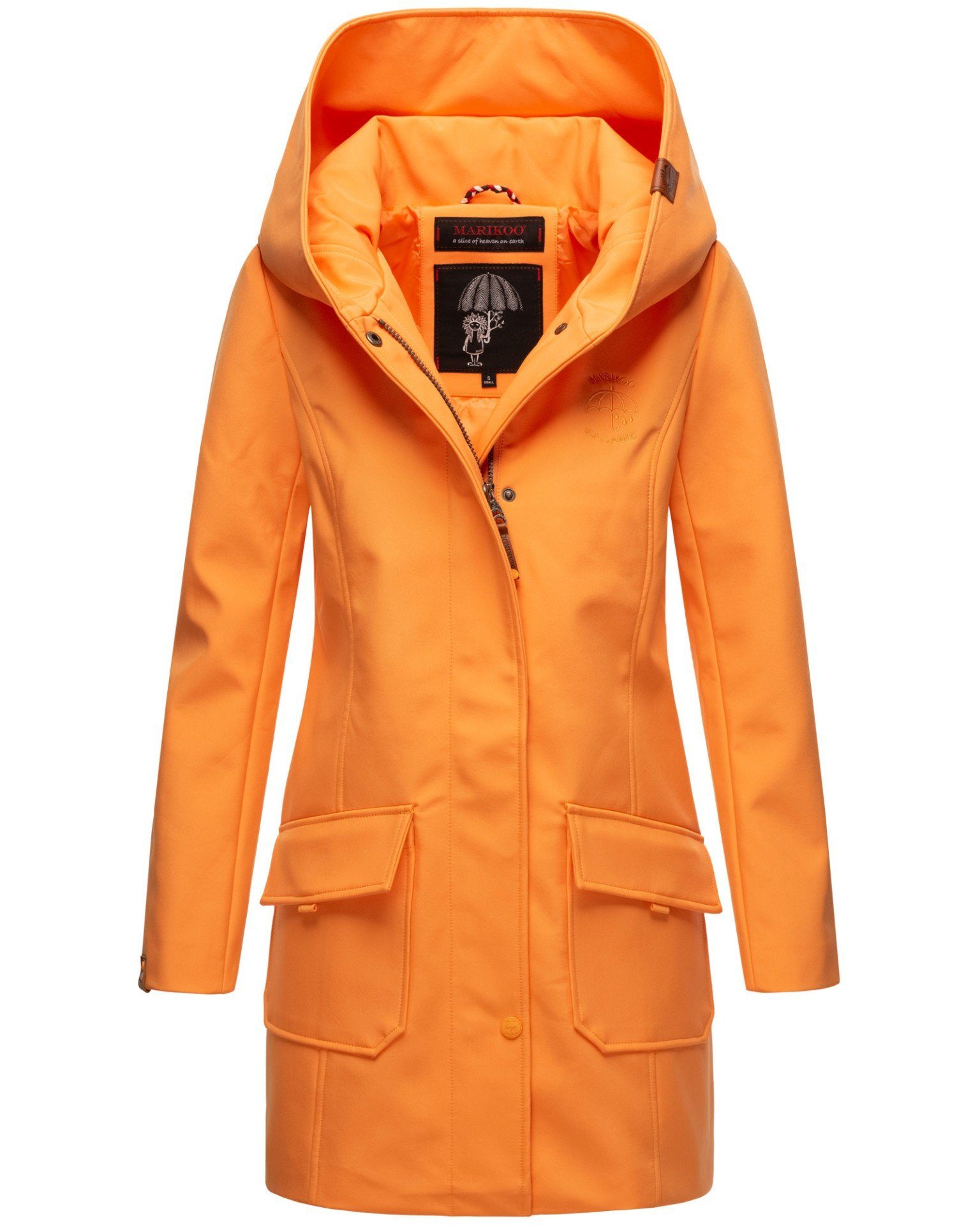 Marikoo Softshelljacke Mayleen mit großer Kapuze günstig online kaufen