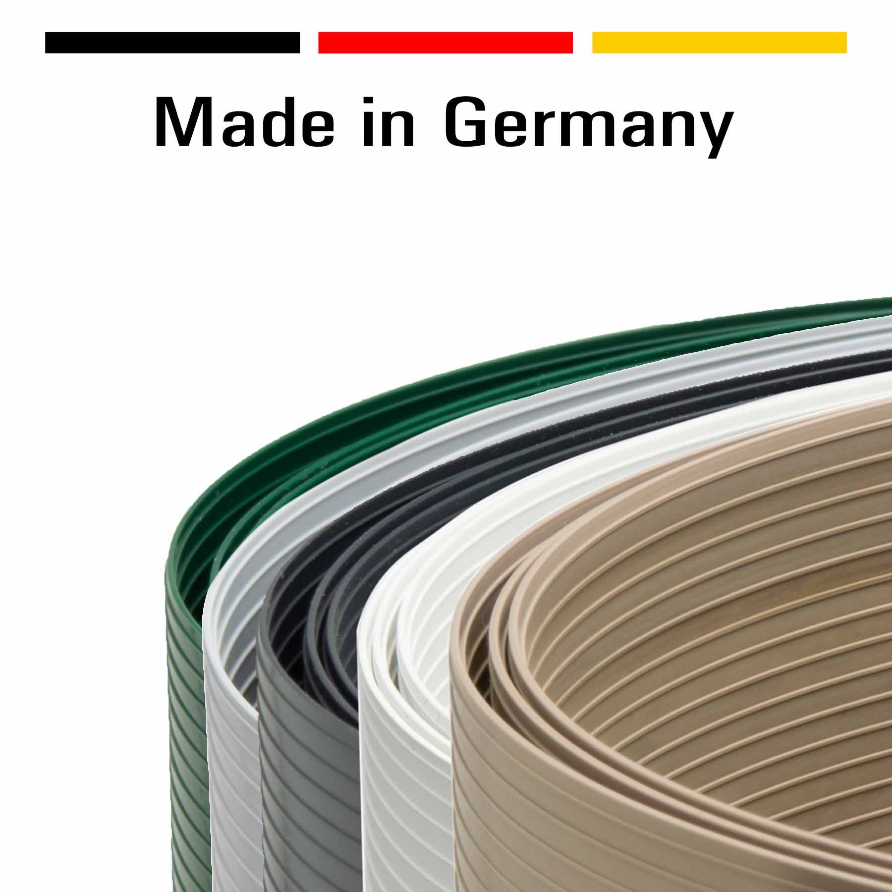 INTRA-TEC Sichtschutzstreifen Zaun-Sichtschutzstreifen aus Hart-PVC 252x19 cm Doppelstabmattenzäune, Windschutz, einfach zuschneidbar, pflegeleicht