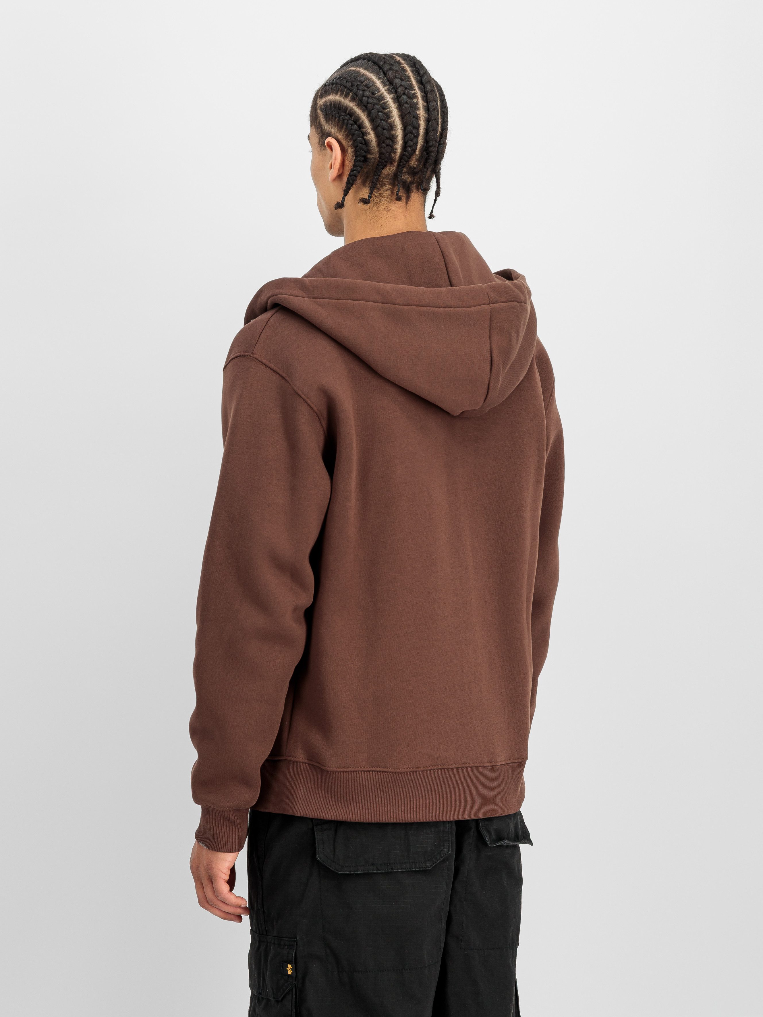 Alpha Industries Kapuzensweatjacke BASIC ZIP HOODY Baumwollmischung, regular fit