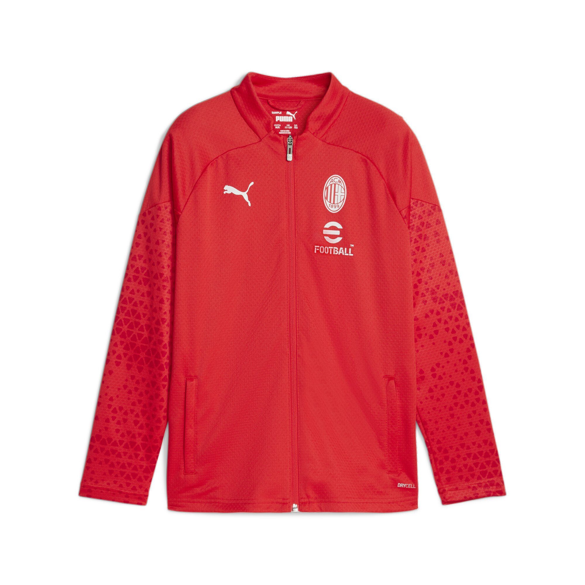 PUMA Sweatjacke AC Milan Fußball-Trainingsjacke Jugendliche