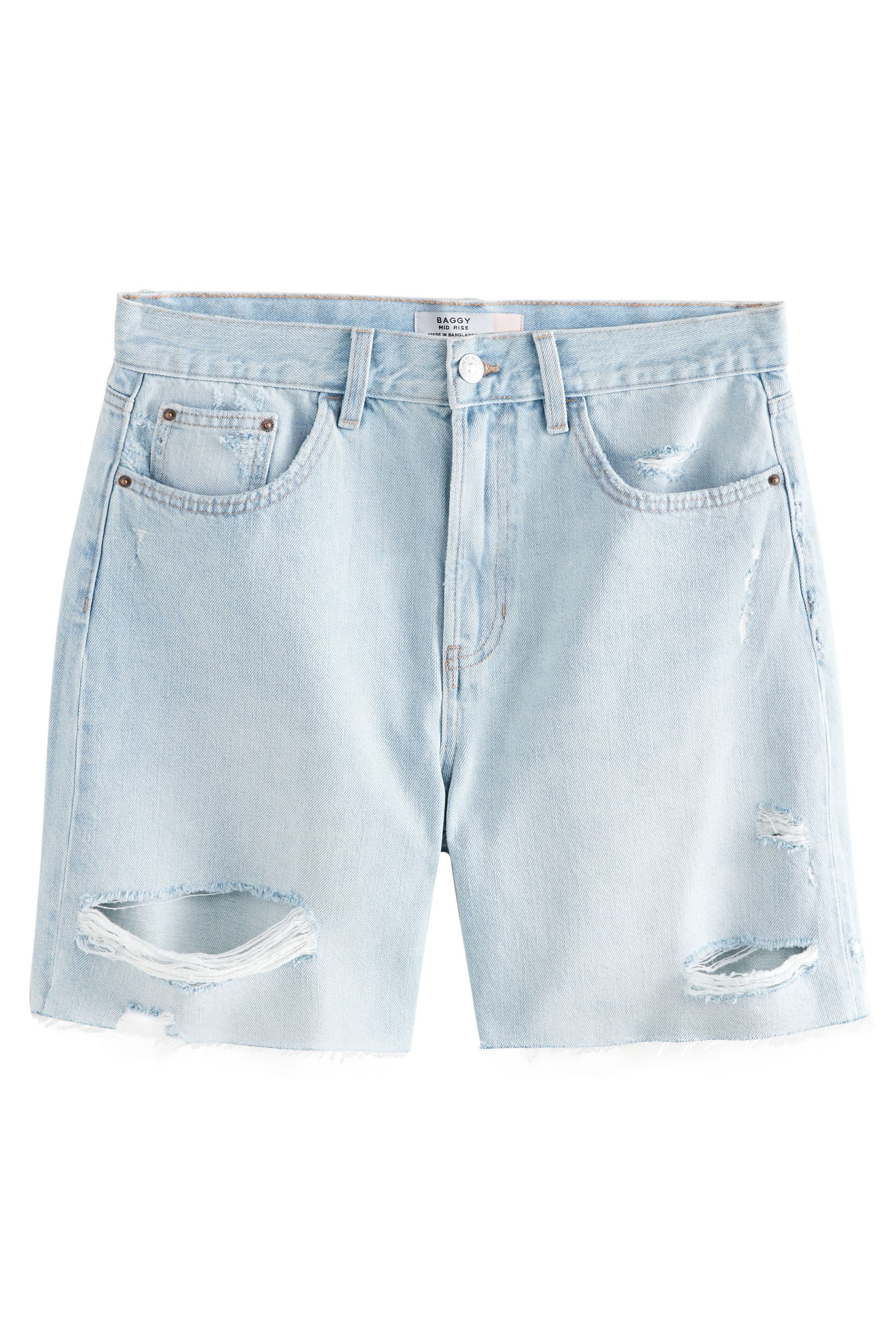 Next Jeansshorts Relaxed Fit Jeansshorts aus 100 % Baumwolle (1-tlg) günstig online kaufen
