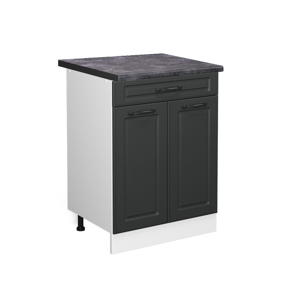 Vicco Unterschrank R-Line, Anthrazit Landhaus/Weiß, 60 günstig online kaufen