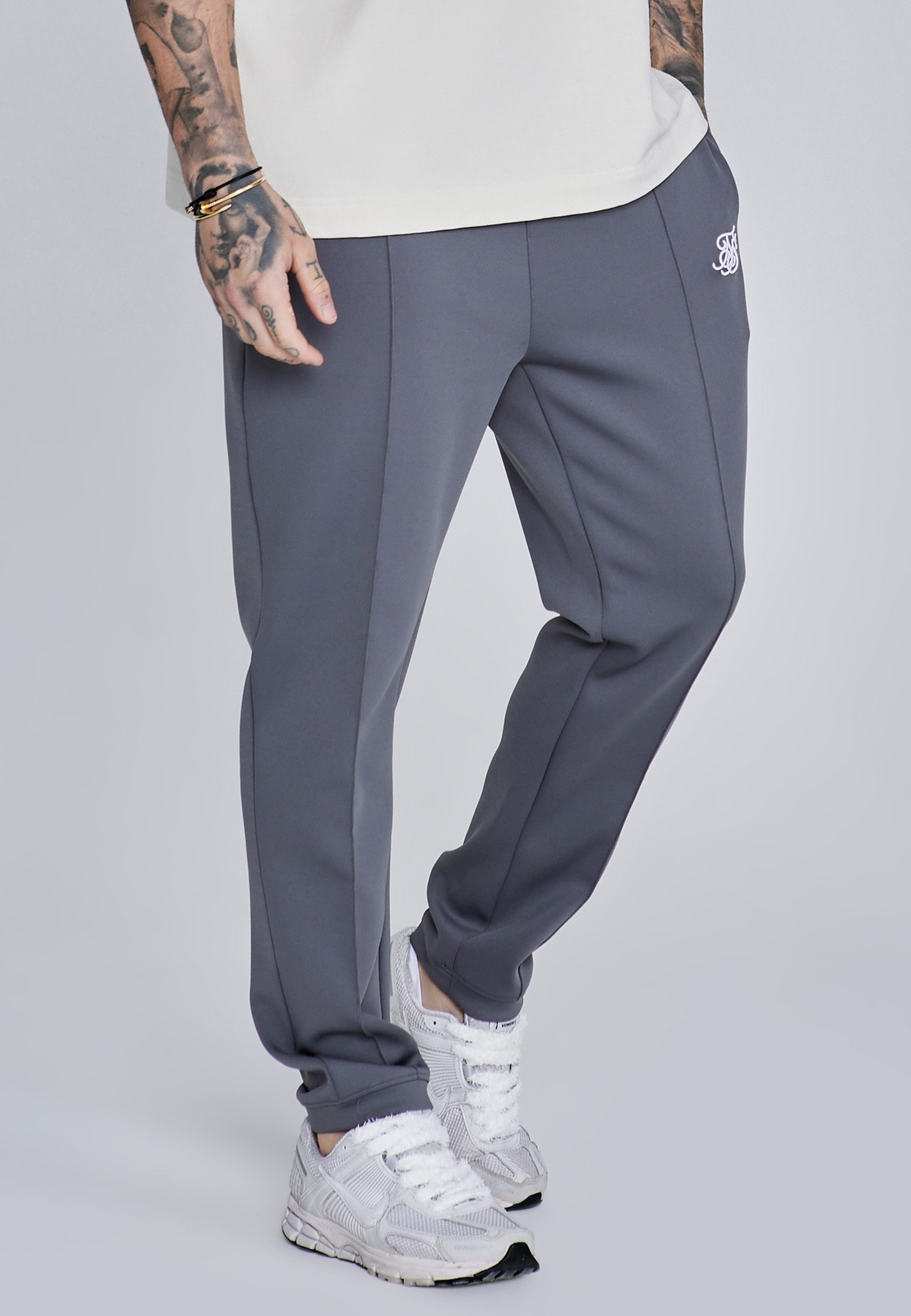 Sweatpants SikSilk Herren Essentials Plisseehose
