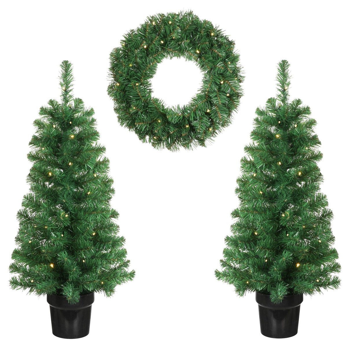 Black Box Trees Künstlicher Weihnachtsbaum Black Box Trees Norton set led batteriebetrieben gruen Weihnachtsbaum