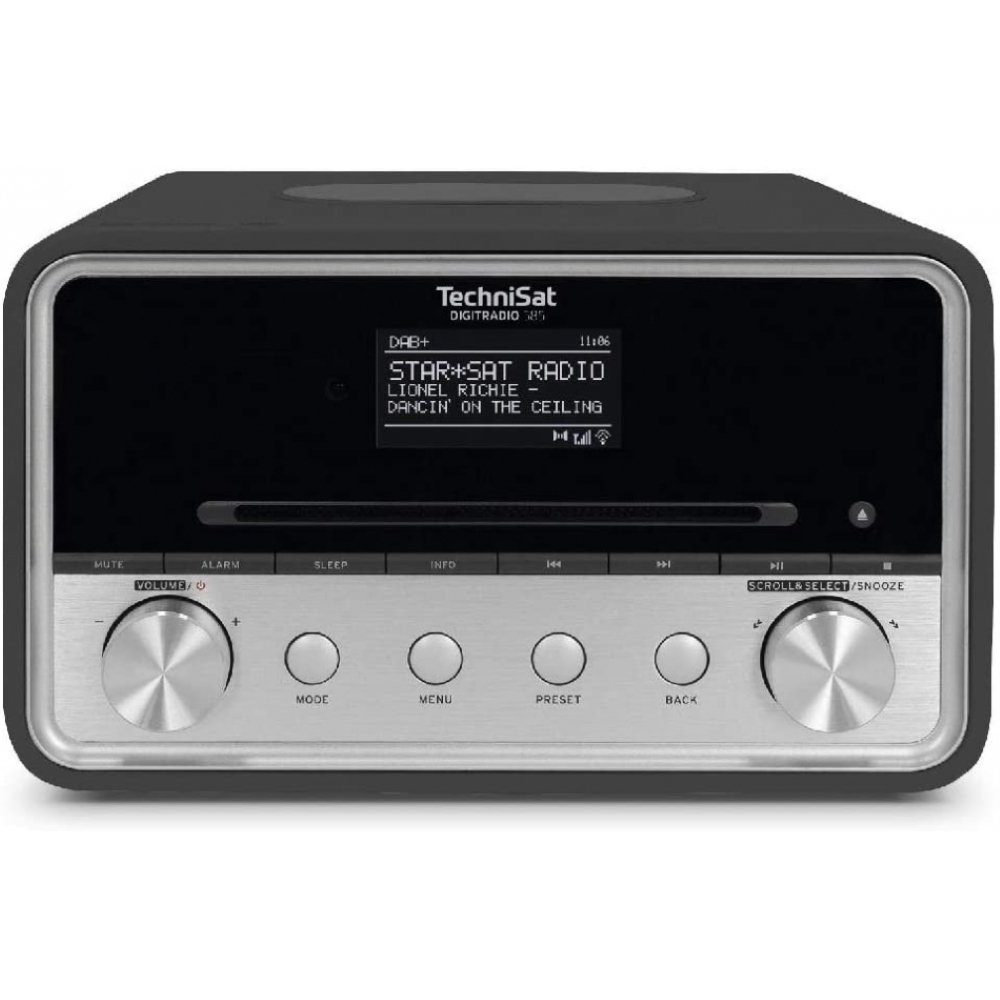 TechniSat DigitRadio 585 CD/Radio-System OLED-Display/UKW/DAB+/Bluetooth Digitalradio (DAB) (Digitalradio (DAB), UKW mit RDS)