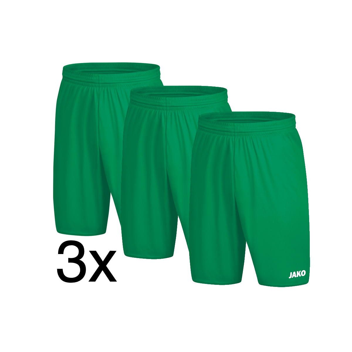 Jako Sweatbermudas Sporthose Manchester Fussball Short (Pack, 3 er Stück)