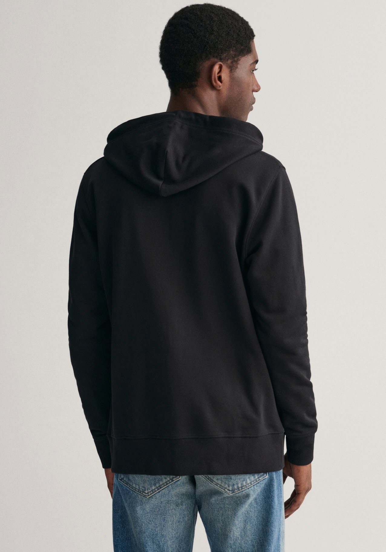 Gant Kapuzensweatjacke REG SHIELD FULL ZIP HOODIE mit Logostickerei auf der günstig online kaufen