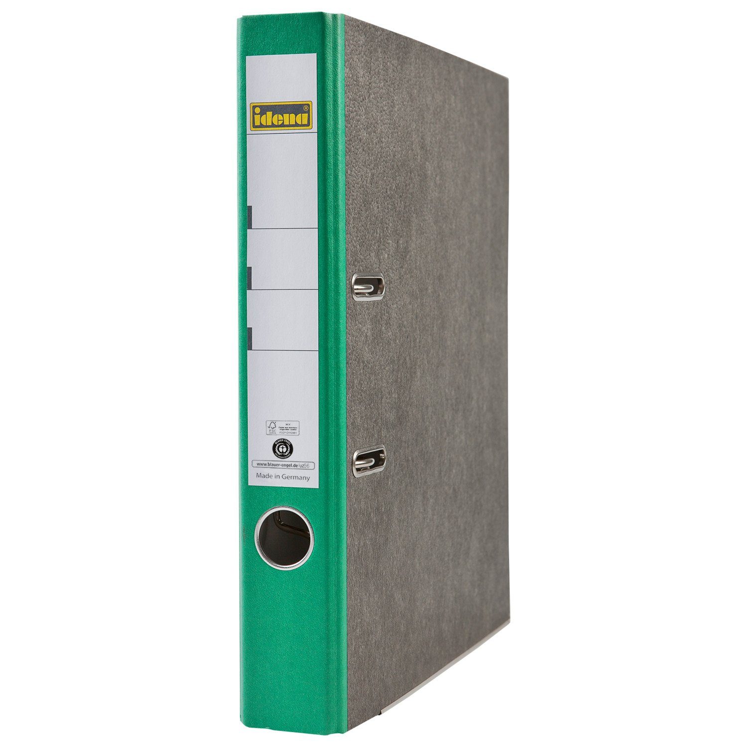 Idena Aktenordner Idena 303069 - Папки с файлами für DIN A4, 5 cm schmal, Wolkenmarmor, grün, 1