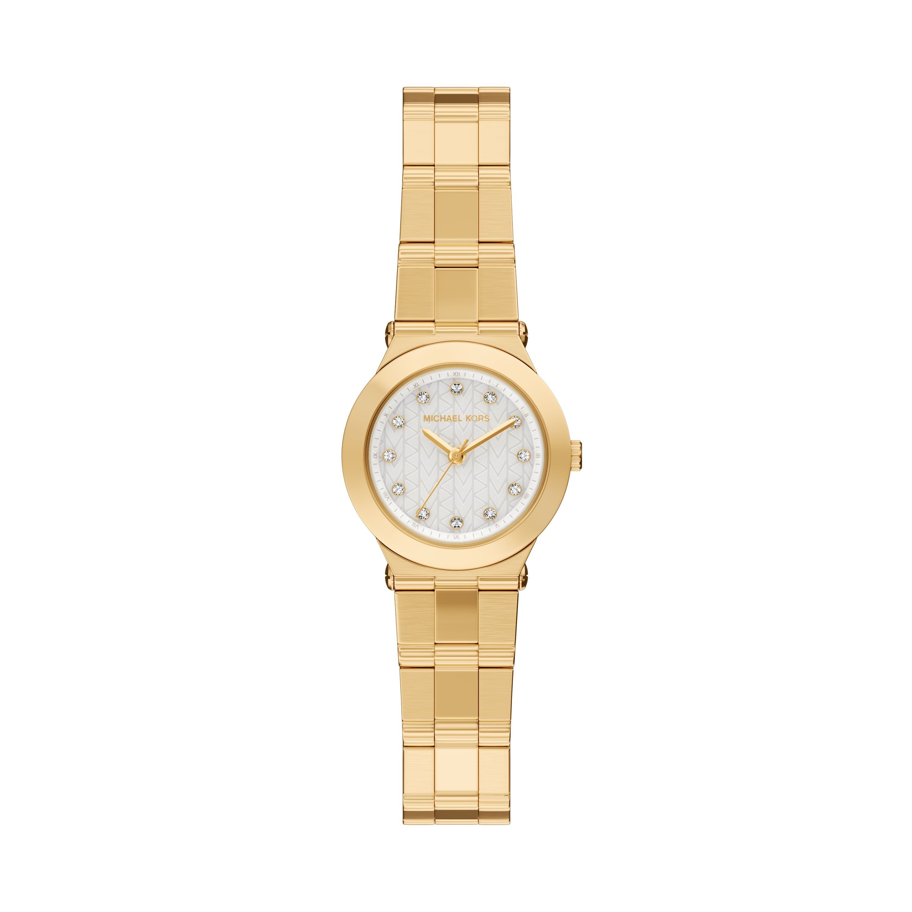 MICHAEL KORS Quarzuhr BILLIE MK7567, Armbanduhr, Damenuhr, Edelstahlarmband, analog, Glassteine