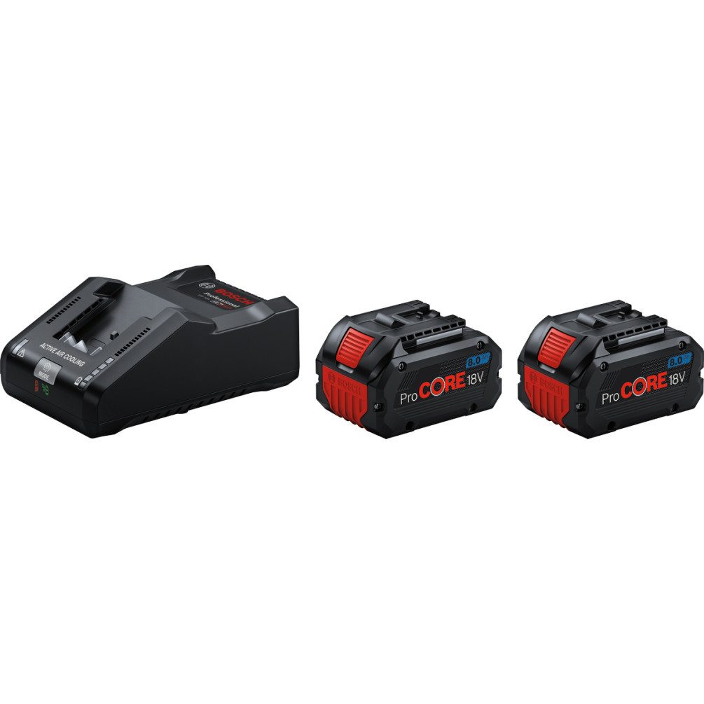 BOSCH Starter-Set 2 x ProCORE 18V 8.0Ah + GAL 18V-160 Akku Starter-Set (18 V V)