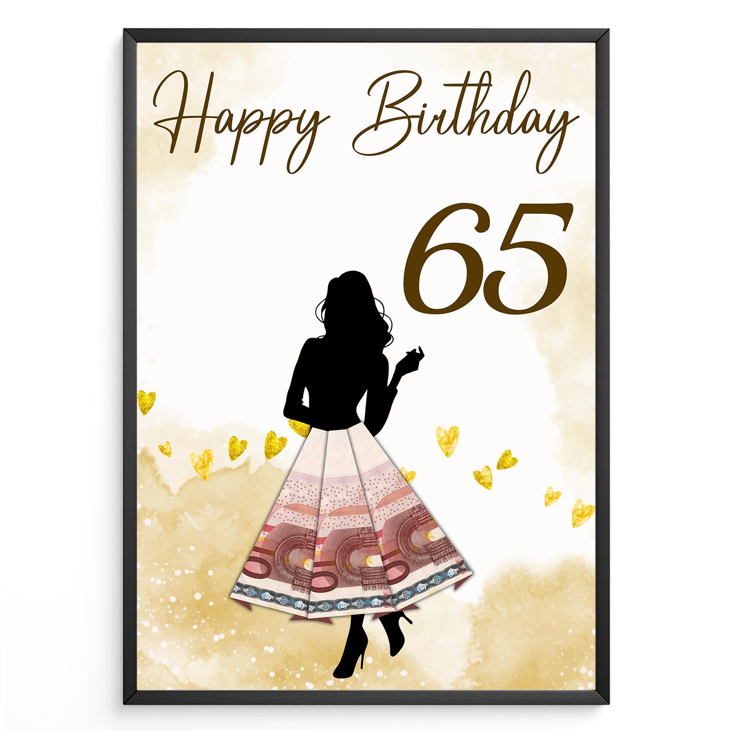 Tigerlino Poster Geldgeschenk Geburtstag Frauen Geburtstagsgeschenk günstig online kaufen