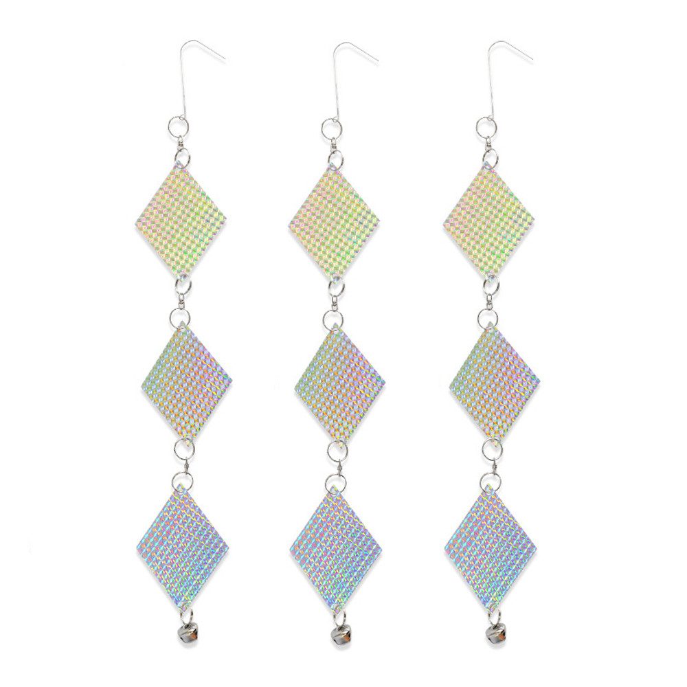 Coonoor Vogelabwehr-Windspiel Holografische, diamantförmige Vogelabwehr zum günstig online kaufen