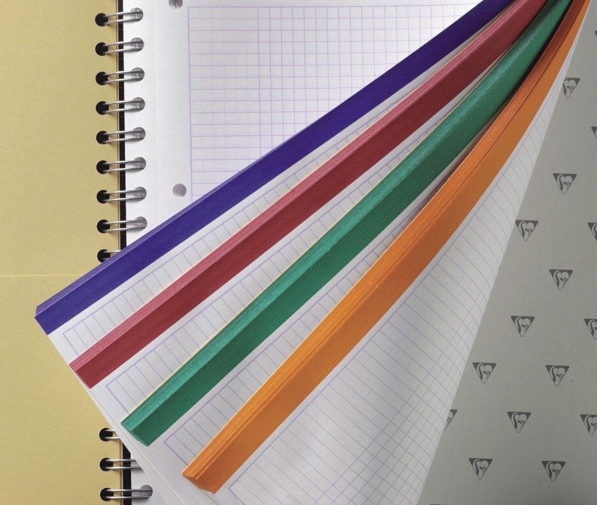 CLAIREFONTAINE Notizblock Collegeblock A4 80 Blatt kariert