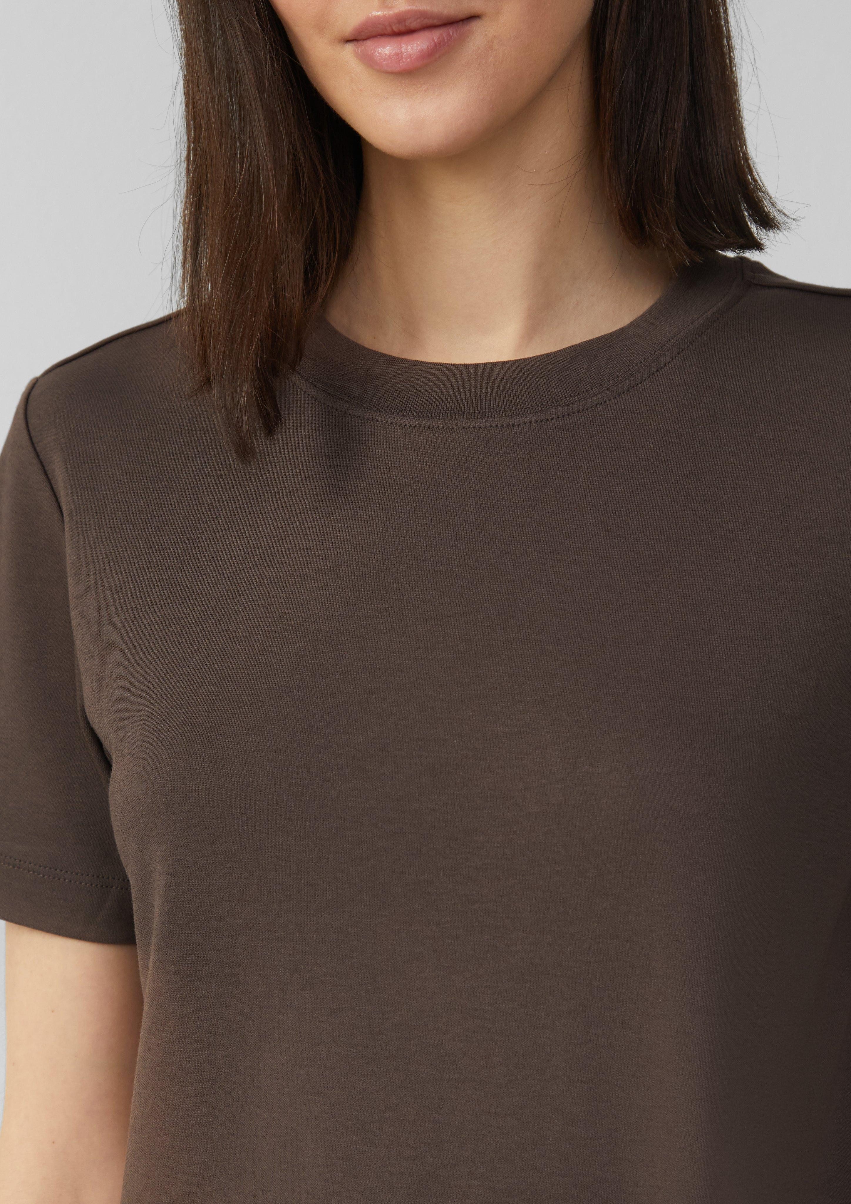 s.Oliver Kurzarmshirt T-Shirt aus Interlockjersey mit günstig online kaufen