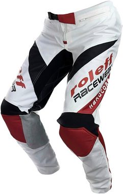 roleff Motorradhose Motocross RO 872 mit Stretcheinlagen und Lederverstärkungen