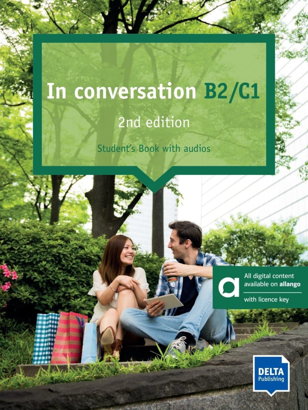 In conversation B2/C1, 2nd edition – Hybrid Edition allango / diverse, Conversation course. Student’s Book with audios including allango licence key (24 months)