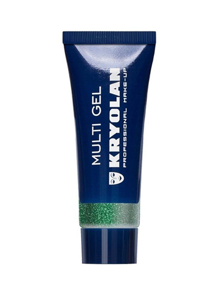 Kryolan GmbH Theaterschminke Kryolan Glittergel Grün fein, Effektvoll funkelndes Glitzergel für Körper und Haare