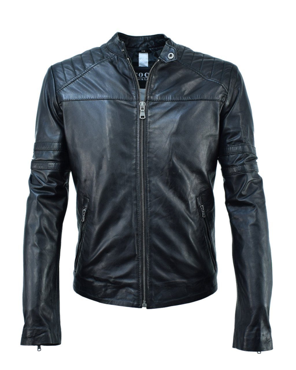 COCO Black Label since1986 Lederjacke PATRICK moderne Lederjacke im Biker-Look aus handschuhweichem Lammleder