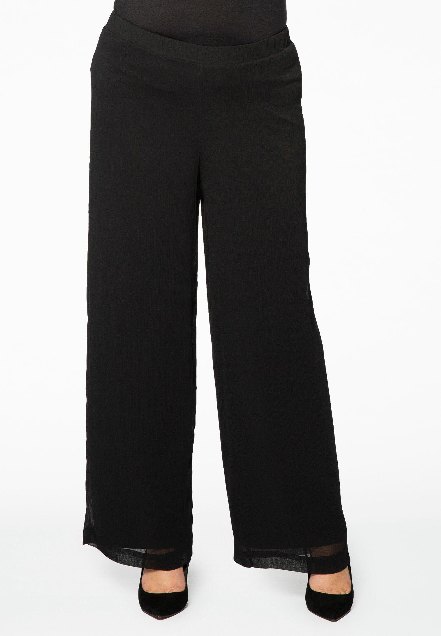 YOEK Bootcuthose Damen Hose Große Größen