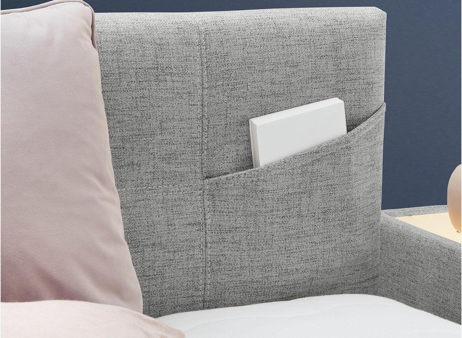 Jockenhöfer Gruppe Boxspringbett NORA inkl. Bonell-Federkernmatratze H2/H3, mit Topper und höhenvariablem Kopfteil – Bild 3 von 5