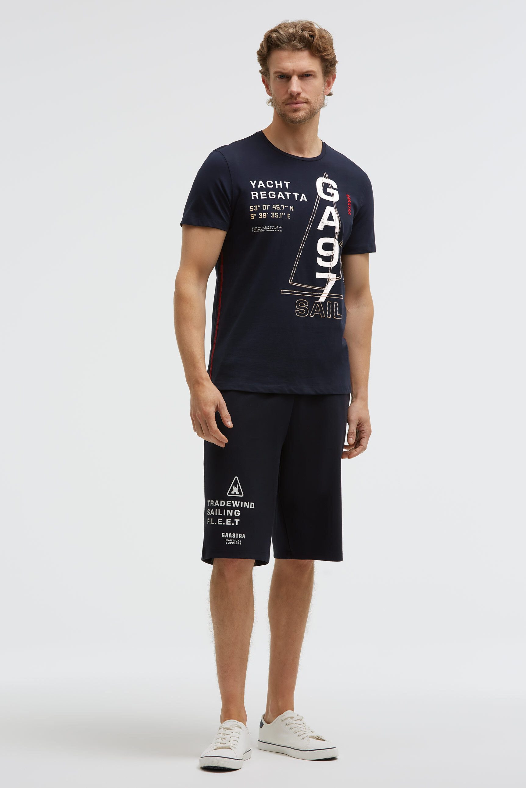 Gaastra Rundhalsshirt aus Baumwolle
